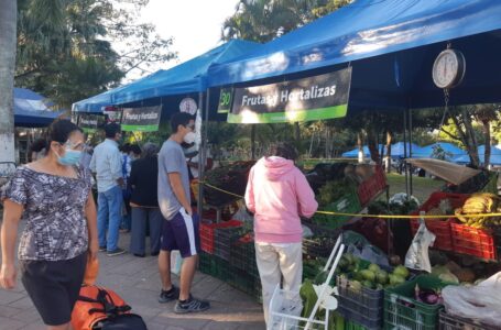Productores de frutas y hortalizas participan en el agro mercado del MAG