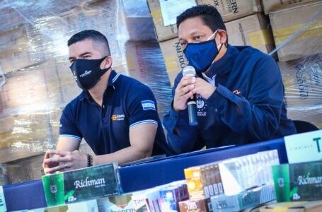 Destruyen cigarrillos que ingresaron de contrabando al país