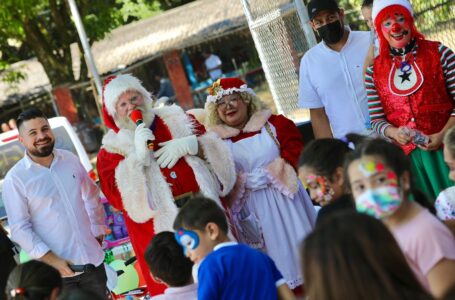 Tejido Social organiza fiesta navideña en Centro Recreativo Chinampa, Ciudad Delgado en San Salvador