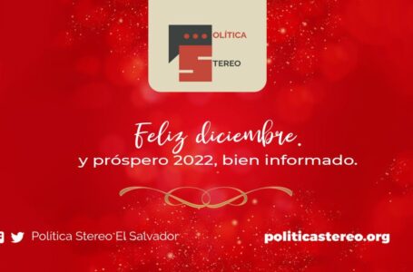 Feliz Navidad y próspero 2022 les desea Política Stereo