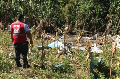Explosión de una coheteria en San Rafael Cedros en Cuscatlán deja daños materiales