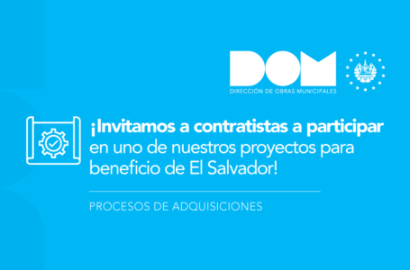 La DOM invita a contratistas a formar parte de la base de datos de la institución