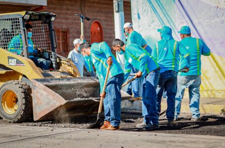La Dirección de Obras Municipales inicia Plan de Bacheo en Usulután