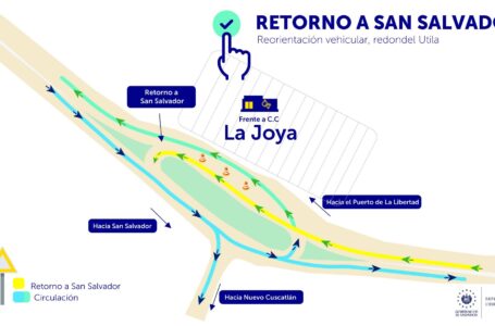 Reorientarán tráfico en redondel Utila entre lunes y miércoles 19 de enero