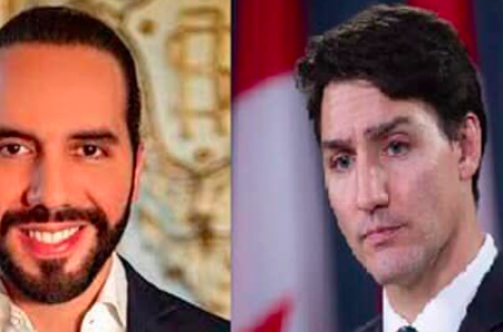 Bukele cuestiona que Trudeau llame autoritaria a Rusia mientras Canadá reprime a sus ciudadanos