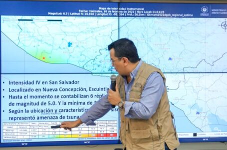 Sismo de 6.7 se sintió en todo el país, informa ministro de Medio Ambiente