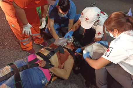 Una persona fallecida y otra lesionada en accidente de motocicleta en San Salvador