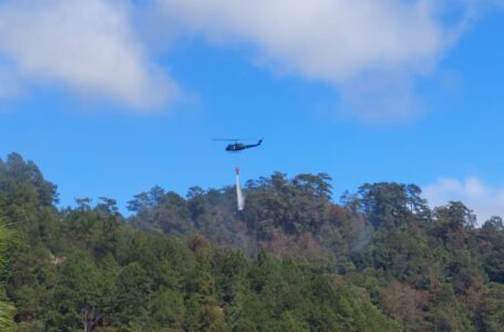 Fuerza Armada se suma a Bomberos y Protección Civil en extinción de incendio de cerro Izotalillo