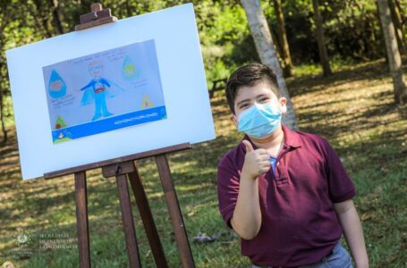 ANDA premia a niños que participaron en el concurso ¿Cómo cuido el agua y medio ambiente