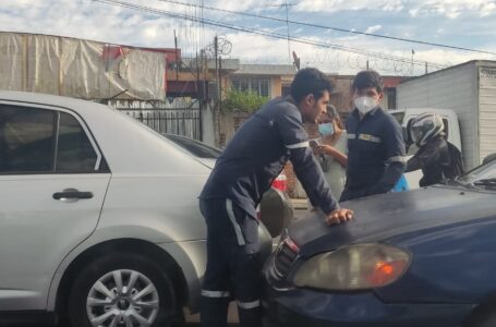 Accidente vehicular provoca tráfico pesado sobre el bulevar Los Próceres