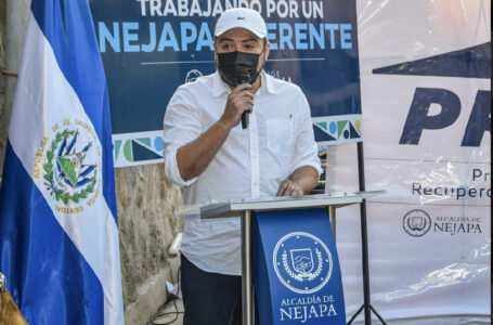 Alcalde Escamilla entrega obras de mejoramiento y mitigación en Nejapa