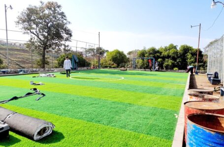 Avanza reconstrucción de cancha de fútbol rápido en Brisas de Zaragoza