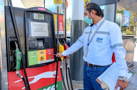 DHM verifican precios y calidad del combustible en gasolineras de San Vicente, Cabañas y Cuscatlán