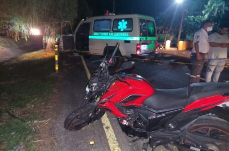 Motociclista muere en accidente de tránsito en Olocuilta