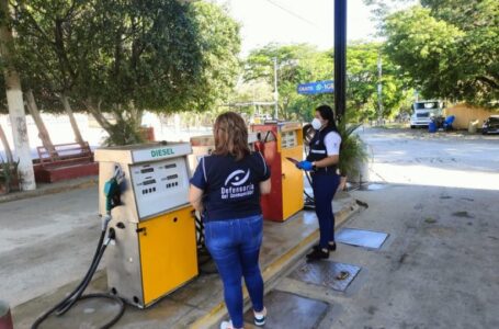 Autoridades verifican precios de combustibles en el occidente del país