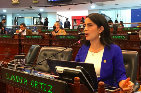 Claudia Ortiz considera que no es necesario extender el Régimen de Excepción