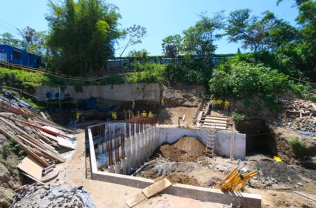 90 % de avance en los trabajos de la quebrada el Garrobo, San Salvador