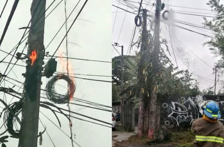 Apagan incendio en cables de la carretera a Los Planes de Renderos