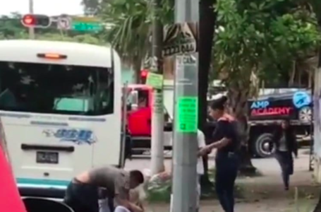 Capturan a sujeto que golpeó a un conductor de la tercera edad en calle al Volcán, de Mejicanos