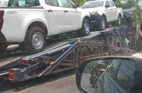 Accidente de tránsito deja personas lesionadas en el cantón El Presidio de Sonsonate