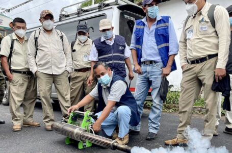 Intensifican jornadas de fumigación en distintos puntos del país