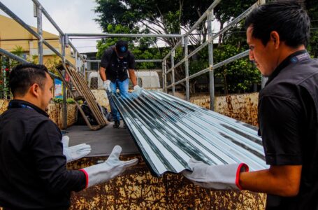 Alcaldía de Zaragoza entregará láminas a 16 familias cuyos techos han resultado dañados por lluvias