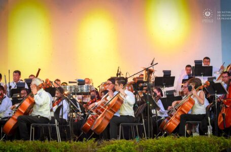 Orquesta Sinfónica Nacional deleitó a sonsonatecos en su celebración del centenario