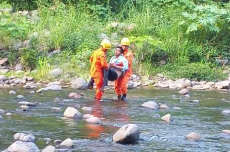 Protección Civil rescata a hombre en estado de ebriedad del río San Francisco en Morazán