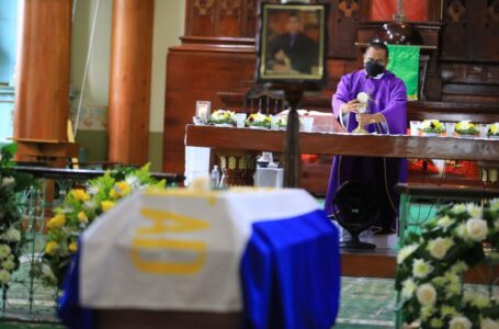Se realiza misa de cuerpo presente del soldado asesinado cobardemente en Chalatenango