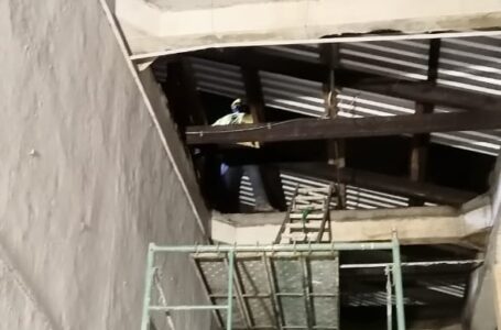 Obras Públicas colocan nuevo techo en Asilo “Sara Zaldivar”