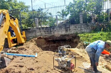 ANDA repara derrame de gran magnitud en colonia Miramonte