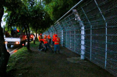 Avance del 40 % en la construcción de barreras en carretera a Comalapa