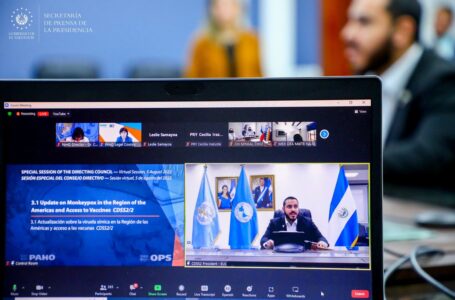 El Salvador preside sesión especial de la OMS/OPS para coordinar respuesta a viruela símica