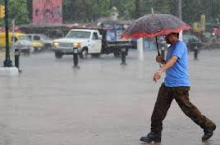 Lluvias afectarán la zona central y occidental del país