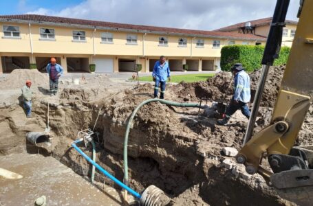 ANDA repara fuga en Antiguo Cuscatlán