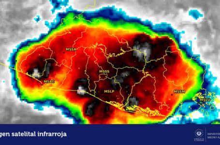 Lluvias continuarán en zona centro, paracentral y occidente del país