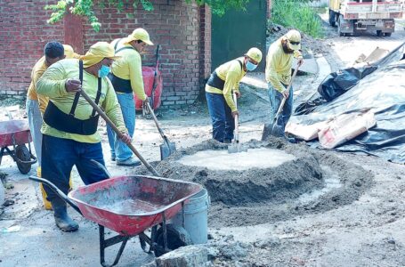 MOP desarrolla trabajos de mitigación de riesgos en la colonia Quiróz, Soyapango