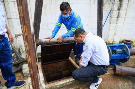 Inspeccionan planta de Bombeo de San Martín y repararán motor dañado