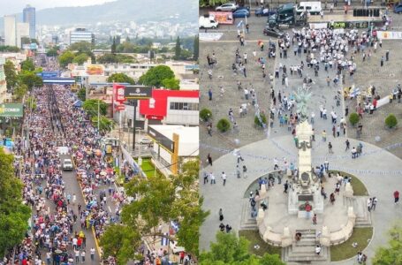 Desfile por la patria ridiculiza la marcha de la oposición al Gobierno