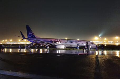 Vuelo de Copa Airlines se sale de pista en aeropuerto de Panamá y genera angustia entre pasajeros
