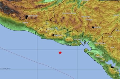Sismo de 4.7 sacude la costa de San Vicente este sábado