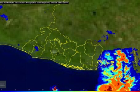 Se aproximan lluvias en el Golfo de Fonseca y costas del área oriental