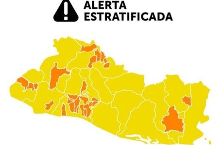 Protección Civil confirma alerta naranja para 29 municipios de El Salvador