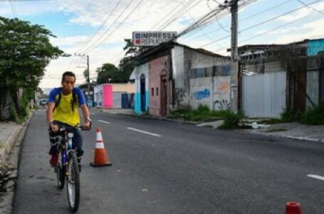 Prueba Piloto de ciclovía en San Jacinto no resta carriles a vehículos