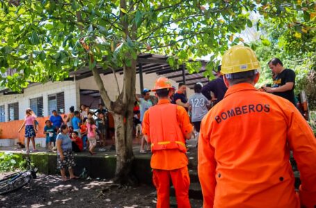 Casa comunal del cantón Tecomatal servirá de albergue a afectados por tormenta Julia