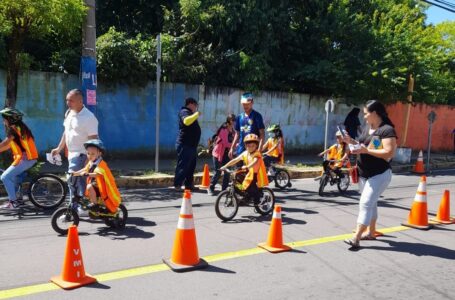 VMT implementó un parque vial en Mejicanos para generar una cultura de conducción en carretera