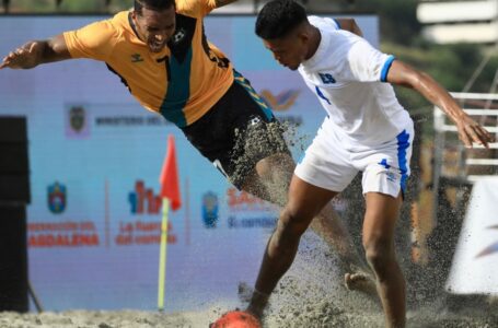 La Selecta playera va por el oro tras apabullar a Bahamas en los juegos de Playa Santa Marta 2022