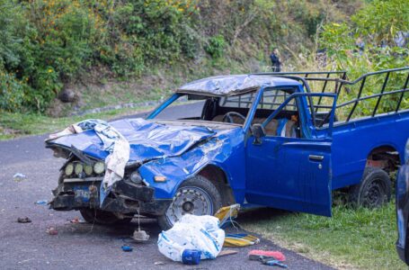 Dos fallecidos y lesionados en accidente de tránsito en carretera a Chiltiupán