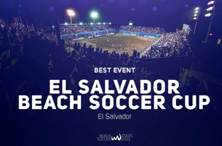 Premian a El Salvador Beach Soccer Cup2022 como el Mejor Evento del Año en fútbol playa