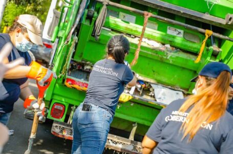 Jornada de limpieza continúa en la Urbanización Las Margaritas, en Soyapango